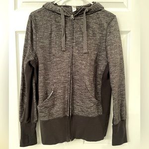 Womens 80Eighty Zip Front Sweatshirt
